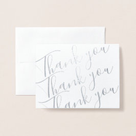 Folie Bedankt Opmerking Kaart