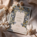 Folie Bewaar de datum Kaart Victoriaans Elegantie<br><div class="desc">Introductie van onze "Victoriaans elegantie" Save the Date-kaart, zorgvuldig vervaardigd om de essentie van het Art Nouveau Belle Époque-tijdperk te belichamen. Geïnspireerd door William Morris, een baanbrekende figuur in de Arts and Crafts Movement, verweeft dit ontwerp delicaat groen en weelderige bloemen, waardoor een verbluffende visuele symfonie ontstaat. Bruiloften met een...</div>