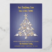 Folie Bewegende Aankondiging Kerstmis Kaart (Voorkant)