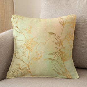 Folie botanische bladeren crème kussen