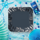 Folie Branches kerstfeest Papieren Bordje (Feest)