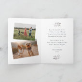 Folie Branches Merry-kerstfoto Feestdagen Kaart (Binnen)