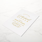 Folie bruiloft repetitie diner folie uitnodiging (Gedraaid)