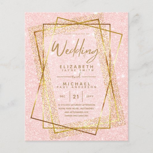 FOLIE BUDGET GOLD Glitter (Voorkant)