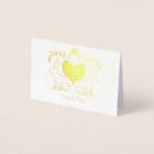 Folie Bunny & Heart Hartelijk dank Folie Kaarten (Voorkant)