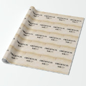 Folie CadeauLabel Cadeaupapier (Uitgerold)
