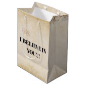 Folie CadeauLabel Medium Cadeauzakje (Voorkant Gekanteld)