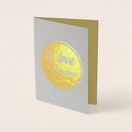Folie Card Elegant Best Friend Wenskaart Folie Kaarten