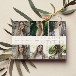 Folie Center Stripe | Aankondiging foto-Afstuderen