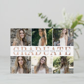 Folie Center Stripe | Aankondiging foto-Afstuderen (Staand Voorkant)