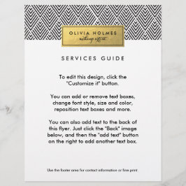 Folie Chevron Pattern Flyer