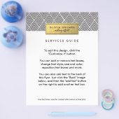 Folie Chevron Pattern Flyer (Enkel)