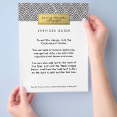 Folie Chevron Pattern Flyer (Hand)