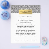 Folie Chevron Pattern Flyer (Enkel)