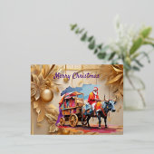 Folie Christmas Post Kaart (Staand Voorkant)