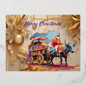 Folie Christmas Post Kaart (Voorkant)