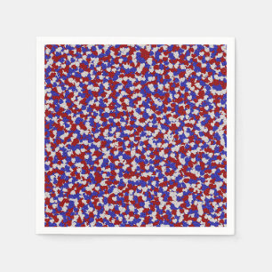 Folie Confetti Hearts, patriottisch-PAPER NAPKINS Servetten
