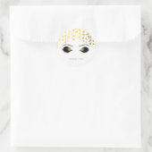 Folie Confetti Stippen Gold Makeup Eyelashes Ronde Sticker (Tas)