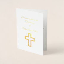Folie Cross Invitations