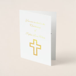 Folie Cross Invitations Folie Kaarten