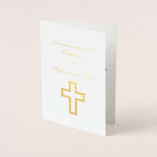 Folie Cross Invitations Kaarten (Voorkant)