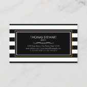 Folie Cross Trio Striped Religieuze Visitekaartje (Achterkant)