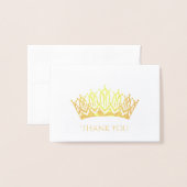 Folie Crown Mini Kaart (Voorkant met envelop)