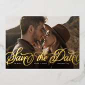 Folie De datumuitnodiging opslaan Folie Uitnodiging (Voorkant)