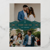 Folie Deco Band 2-Photo Holiday Kaart - Groen (Voorkant)