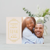 Folie Deco New Year's Holiday Kaart - Ivoorkust (Staand Voorkant)