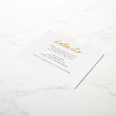 Folie Details Wedding Enclosure Kaart (Gedraaid)