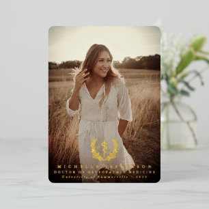 Folie DO Asclepius Afstuderen Foto aankondiging