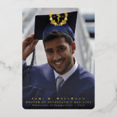 Folie DO Asclepius Afstuderen Foto aankondiging (Voorkant)