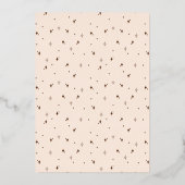 Folie een klein beetje ouder verjaardagsfeestje uitnodiging (Achterkant)