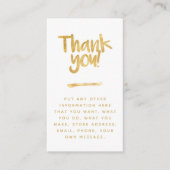 Folie effect dank je sociale link kaart invoegen (Voorkant)