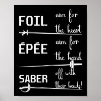 Folie Epee Saber Definition Fencing