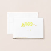 Folie Eucalyptus Huwelijksfoto Dankkaart Kaarten (Met envelop)