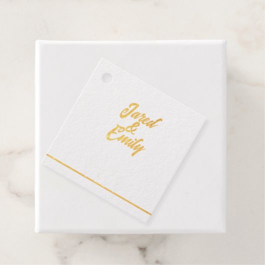 Folie Favor Tag (Met doos)