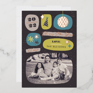 Folie feestdagen Kaart nieuwjaar Limoen