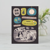 Folie feestdagen Kaart nieuwjaar Limoen (Staand Voorkant)