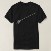 Folie Fencer Epee Saber T-shirt (Design voorkant)