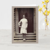  Folie Fencer Helene Mayer Wenskaart Kaart (Gele Bloem)