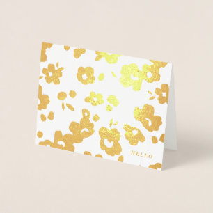 Folie Fijne Posieën Floral Folded Stationery Card Kaarten