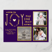 Folie FOTO CHRISTMAS FEESTDAGEN NIEUW JAAR 2022 20 Folie Uitnodiging (Voorkant)