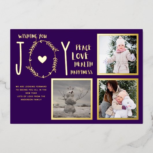 Folie FOTO CHRISTMAS FEESTDAGEN NIEUW JAAR 2022 20 Folie Uitnodiging (Voorkant)