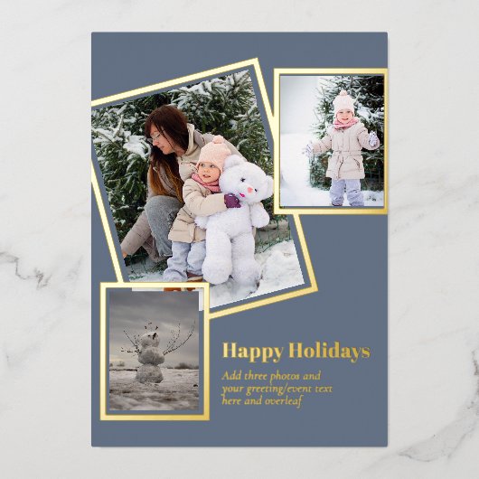 Folie FOTO CHRISTMAS FEESTDAGEN NIEUW JAAR 2022 20 Folie Uitnodiging (Voorkant)