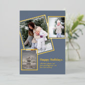 Folie FOTO CHRISTMAS FEESTDAGEN NIEUW JAAR 2022 20 Folie Uitnodiging (Staand Voorkant)