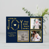 Folie FOTO CHRISTMAS FEESTDAGEN NIEUW JAAR 2022 20 Folie Uitnodiging (Staand Voorkant)