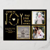 Folie FOTO KERSTFEESTDAGEN NIEUWJAAR 2022 2023 Folie Uitnodiging (Voorkant)