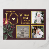 Folie FOTO KERSTFEESTDAGEN NIEUWJAAR 2022 2023 Folie Uitnodiging (Voorkant)